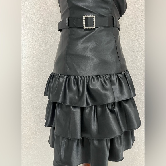 Jessica McClintock for Gunne Sax strapless mini dress - Picture 3 of 12